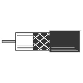Televes EK1672plus-T Cable Coaxial 500m Negro