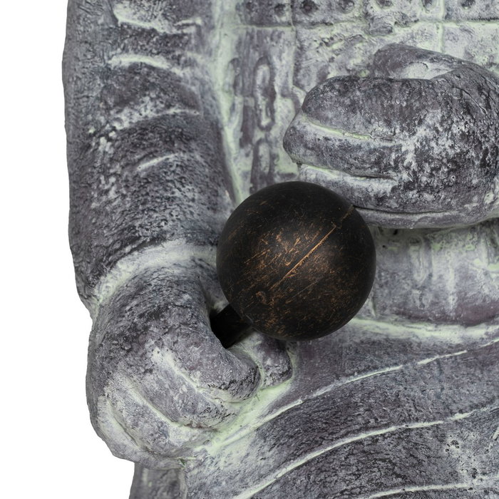 Escultura Guerrero Fibra de Magnesio 33 X 34 X 75 cm