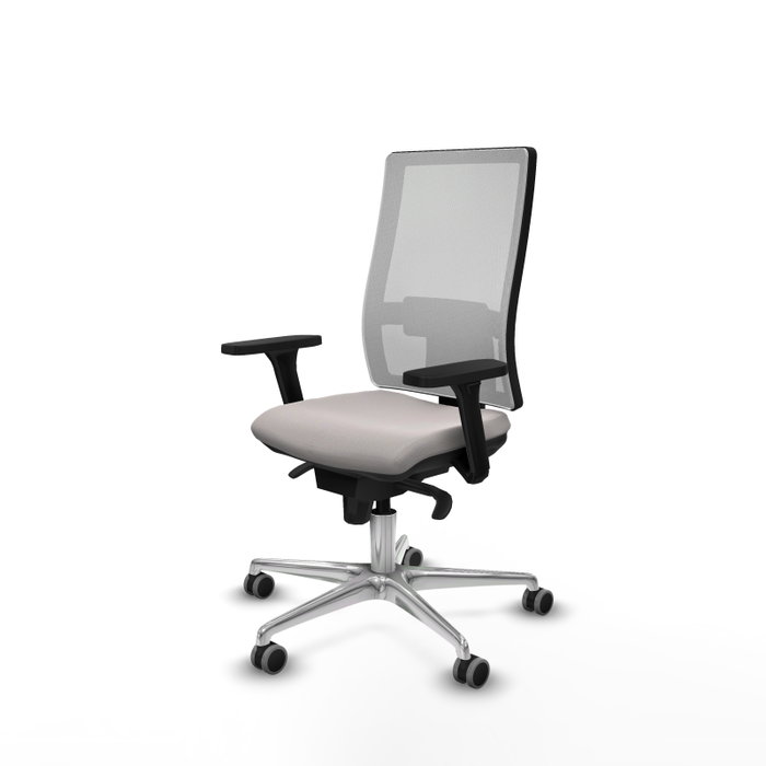 PIQUERAS Y CRESPO Silla de oficina Horna Blanca con Mecanismo Sincro PIQUERAS Y CRESPO Silla de oficina Horna Blanca con Mecanismo Sincro