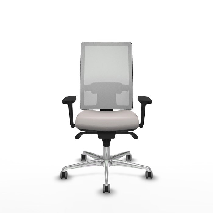 PIQUERAS Y CRESPO Silla de oficina Horna Blanca con Mecanismo Sincro PIQUERAS Y CRESPO Silla de oficina Horna Blanca con Mecanismo Sincro