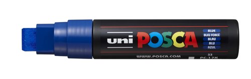 POSCA Marcador PC-17K Punta Biselada 15mm Azul POSCA Marcador PC-17K Punta Biselada 15mm Azul