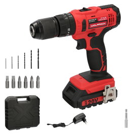 WOLFPACK LINEA PROFESIONAL Taladro Atornillador Percutor 20V con Batería 2Ah