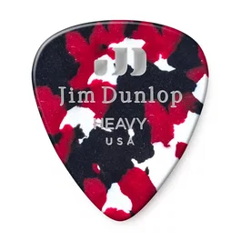 DUNLOP Pack de 12 Púas Genuine Celluloid Confetti - Heavy