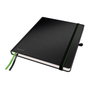 Leitz Cuaderno Encolado Complete Tapa Dura Negro 80 Hojas Cuadro 5 mm