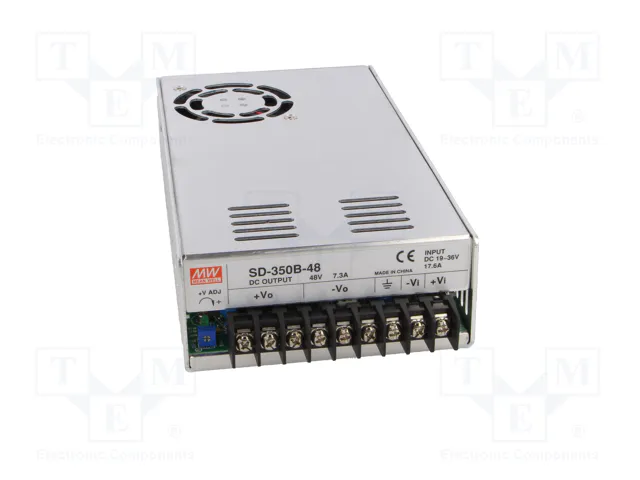 MEAN WELL SD-350B-48 Convertidor DC/DC 350,4W 48VDC 7,3A MEAN WELL SD-350B-48 Convertidor DC/DC 350,4W 48VDC 7,3A