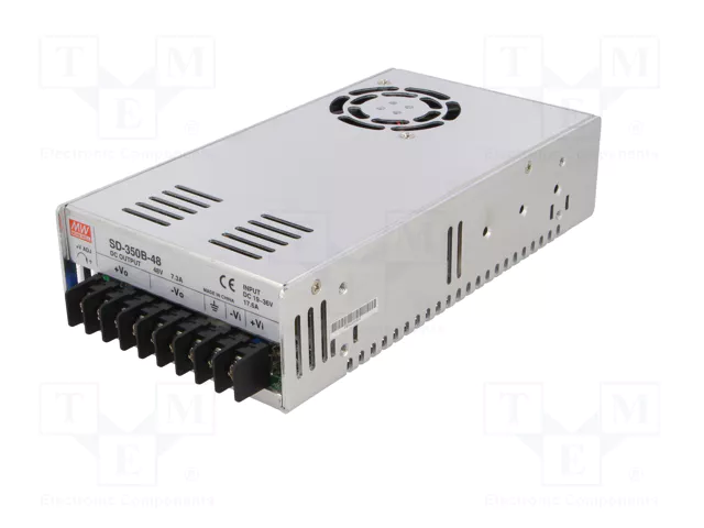 MEAN WELL SD-350B-48 Convertidor DC/DC 350,4W 48VDC 7,3A MEAN WELL SD-350B-48 Convertidor DC/DC 350,4W 48VDC 7,3A