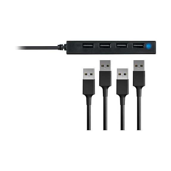 Conceptronic Hub USB 2.0 de 4 Puertos Negro Conceptronic Hub USB 2.0 de 4 Puertos Negro