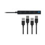 Conceptronic Hub USB 2.0 de 4 Puertos Negro