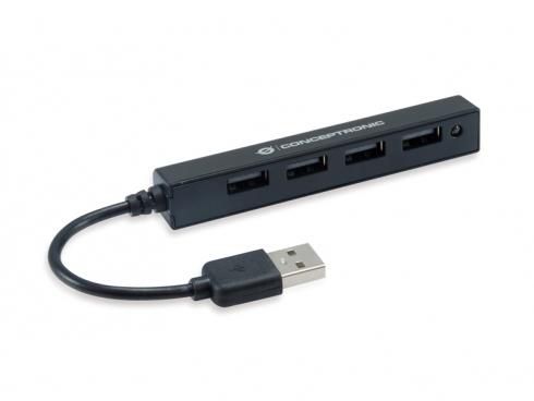 Conceptronic Hub USB 2.0 de 4 Puertos Negro Conceptronic Hub USB 2.0 de 4 Puertos Negro