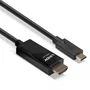 Lindy 43315 Adaptador Cable USB-C a HDMI 5m, 4K 60Hz UHD HDR 18 Gbps, HDMI 2.0, Macho-Macho, Negro