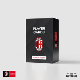 Asmodee Superclub AC Milan Player Cards 2023/24 - Expansión de 80 Cartas con 1 Carta Dorada para el Juego Base Superclub - Idioma Inglés
