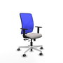PIQUERAS Y CRESPO Silla de oficina Motilla Blanco y Azul