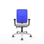 PIQUERAS Y CRESPO Silla de oficina Motilla Blanco y Azul