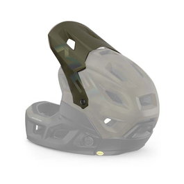 Met Visera para Casco Parachute MCR Verde Kiwi Iridiscente Mate Talla L
