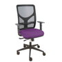 PIQUERAS Y CRESPO Silla de oficina Motilla Morado y Negro con Mecanismo Sincro/Traslack