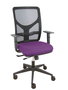PIQUERAS Y CRESPO Silla de oficina Motilla Morado y Negro con Mecanismo Sincro/Traslack