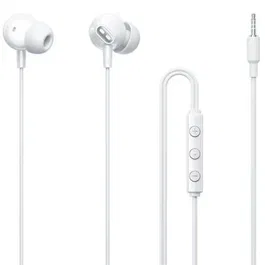 Vention Auriculares Intrauditivos Echo Lite con Micrófono Jack 3.5 Blancos GBAWAV