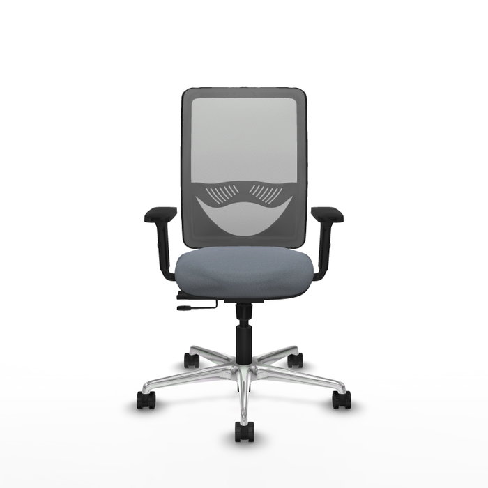 PIQUERAS Y CRESPO Silla de oficina Zulema Gris con Mecanismo Sincro/Traslack PIQUERAS Y CRESPO Silla de oficina Zulema Gris con Mecanismo Sincro/Traslack