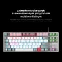 Rampage Snug RGB KRGD Red Teclado Mecánico Gaming Blanco-Gris
