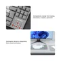 Rampage Snug RGB KRGD Red Teclado Mecánico Gaming Blanco-Gris