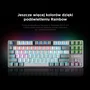 Rampage Snug RGB KRGD Red Teclado Mecánico Gaming Blanco-Gris
