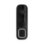AJAX Video Door Bell Negro - Videoportero Inalámbrico WiFi, Cámara 4MP, Visión Nocturna, Sensor de Movimiento