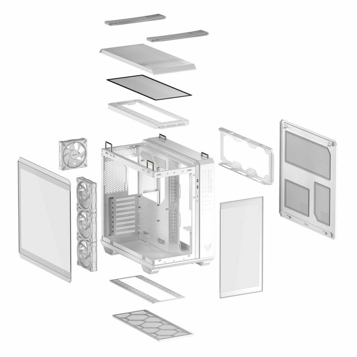 Asus TUF GAMING GT502 Horizon TG ARGB White Blanco