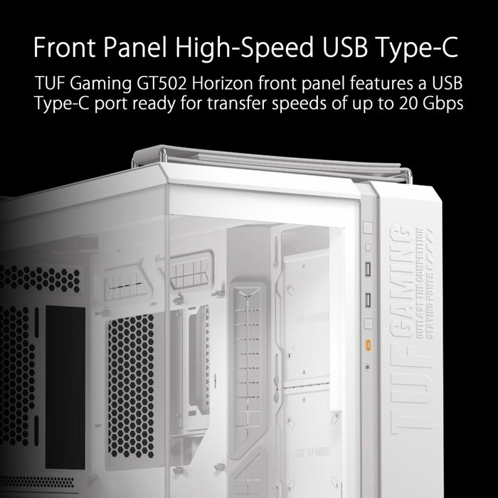 Asus TUF GAMING GT502 Horizon TG ARGB White Blanco