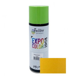 Felton Spray Pintura Amarillo Medio 200Ml Secado Rápido Para Muebles Y Proyectos Industriales
