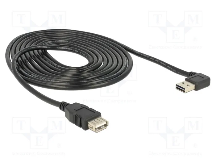 DeLOCK Cable de extensión USB 2.0 de 3 m, USB Tipo-A a USB Tipo-A DeLOCK Cable de extensión USB 2.0 de 3 m, USB Tipo-A a USB Tipo-A