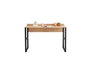 Hanah Home Mesa de Estudio Multifuncional Zafiro y Negro 120x60x75 cm