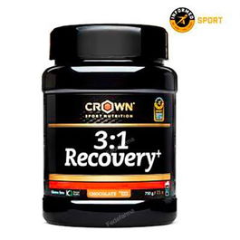 CROWN SPORT NUTRITION 3:1 Recovery+ Chocolate Recuperador 750 G (15 Porciones)