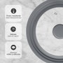 Vassary Tapa universal de silicona para ollas y sartenes 20 - 22 - 24 cm