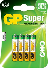 GP Pilas Alcalinas 8 Pilas AAA (LR 03-B8) 1,5V
