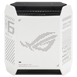 ASUS ROG Rapture GT6 - Enrutador Mesh WiFi 6 Tribanda AX10000, Blanco, 9 Antenas Internas, Cobertura hasta 538.8 m², 3x Gigabit LAN, 802.11ax
