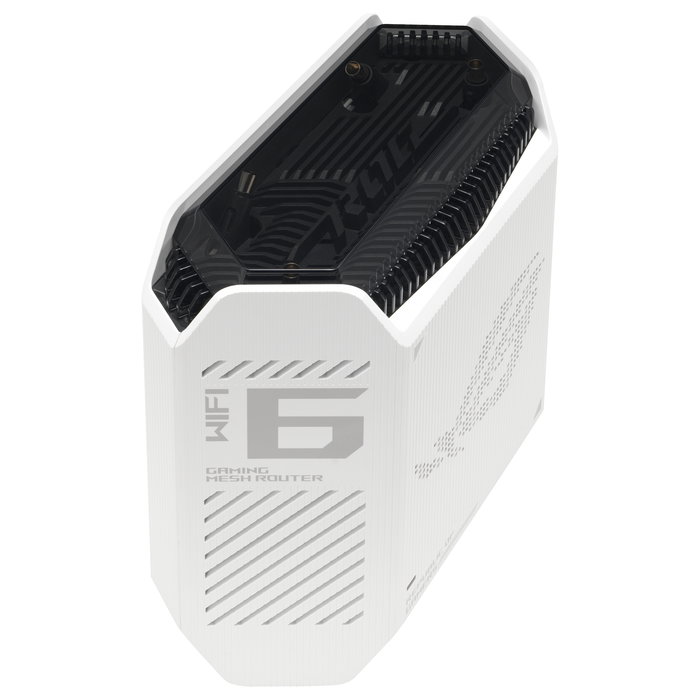 ASUS ROG Rapture GT6 - Enrutador Mesh WiFi 6 Tribanda AX10000, Blanco, 9 Antenas Internas, Cobertura hasta 538.8 m², 3x Gigabit LAN, 802.11ax