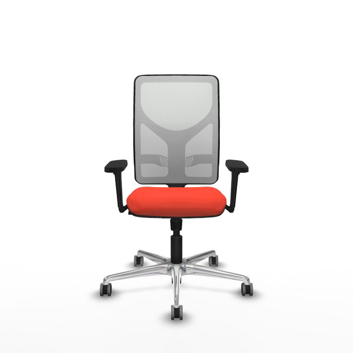 PIQUERAS Y CRESPO Silla de oficina Motilla con mecanismo Sincro, Naranja oscuro y Blanco PIQUERAS Y CRESPO Silla de oficina Motilla con mecanismo Sincro, Naranja oscuro y Blanco