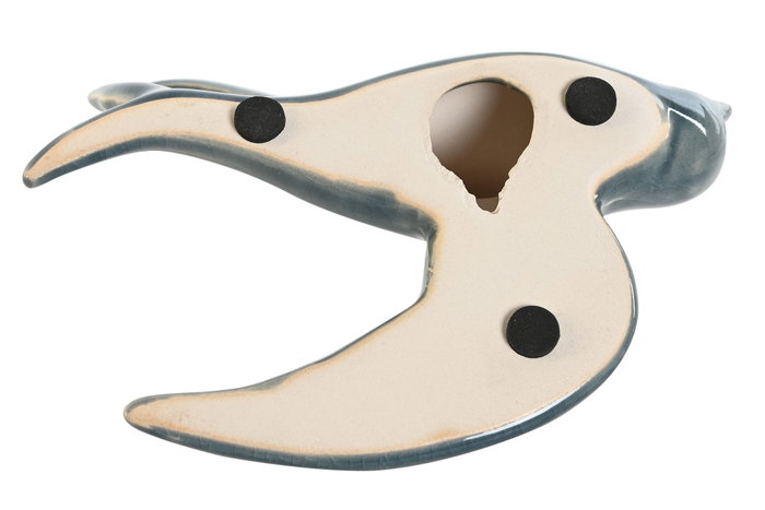 DKD Home Decor Decoración de Pared de Porcelana Golondrina 14x6x11 cm