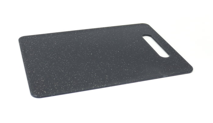 Quttin Pack de 18 tablas de cortar de plástico con efecto granito 37,5 x 23,5 cm aproximados