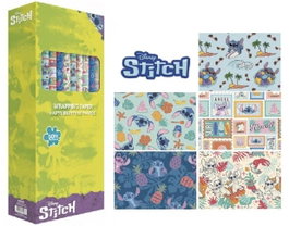SAFTA Papel de regalo Stitch Waves, 50 rollos