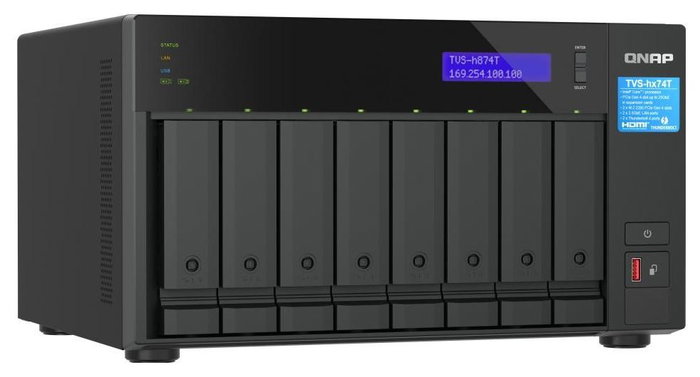QNAP TVS-H874T-I9-64G NAS de torre con Intel Core i9 y 64 GB RAM