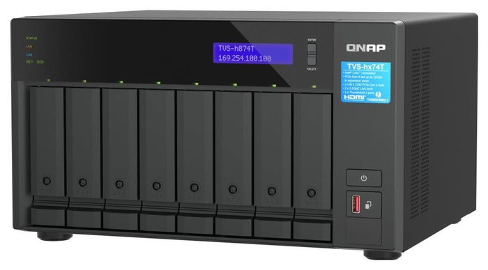 QNAP TVS-H874T-I9-64G NAS de torre con Intel Core i9 y 64 GB RAM