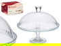 Pasabahce Tartera Cristal con Pie y Tapa 32 cm (Set de 2)
