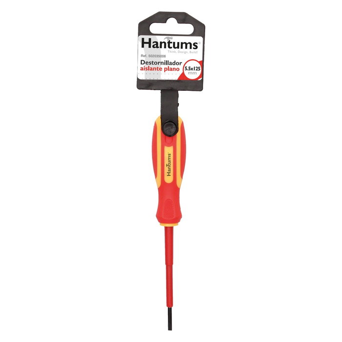 Hantums Destornillador aislado plano 5,5x125mm Hantums Destornillador aislado plano 5,5x125mm