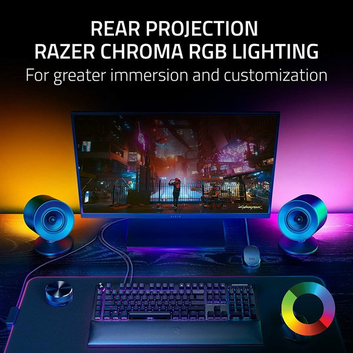 Razer Nommo V2 Pro Altavoces 2.1 con Subwoofer Inalámbrico Negro