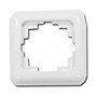 Edm Marco 1 elemento para empotrar Serie Term Blanco 80x80 mm