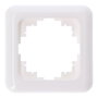 EDM Marco 1 elemento empotrar, serie Term, blanco, 80 x 80 mm