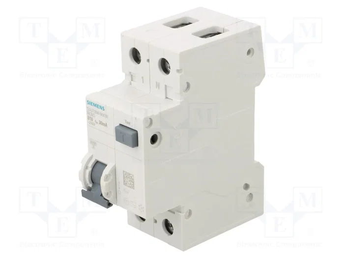 SIEMENS 5SU1356-0KK10 RCBO 10A 30mA 1+N SIEMENS 5SU1356-0KK10 RCBO 10A 30mA 1+N