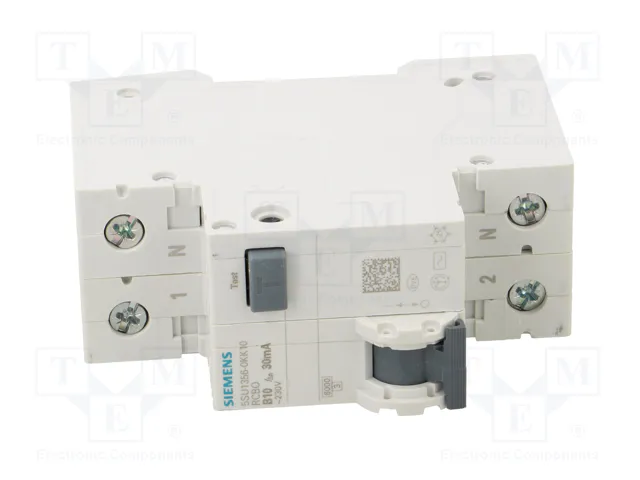 SIEMENS 5SU1356-0KK10 RCBO 10A 30mA 1+N SIEMENS 5SU1356-0KK10 RCBO 10A 30mA 1+N