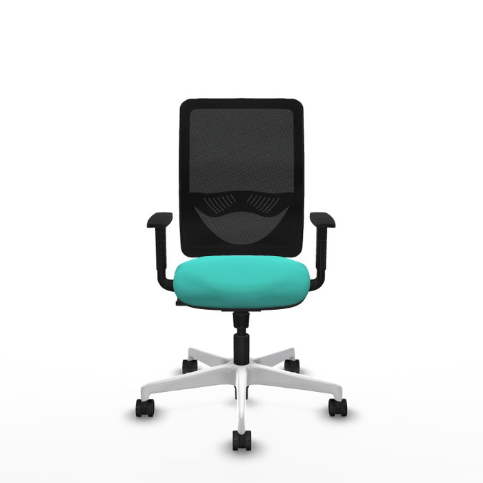 PIQUERAS Y CRESPO Silla de oficina Zulema con mecanismo Sincro, Turquesa y Negro PIQUERAS Y CRESPO Silla de oficina Zulema con mecanismo Sincro, Turquesa y Negro